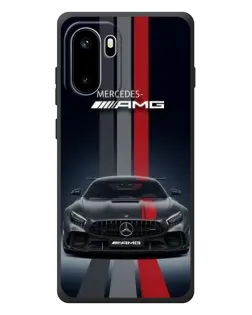 Чохол для OnePlus Ace 6 з картинкою «Mercedes — білий карбон»