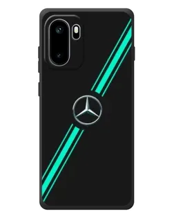Чехол для OnePlus Ace 6 с картинкой «Спортивные линии Mercedes» Чехол для OnePlus Ace 6 с картинкой «Спортивные линии Mercedes»