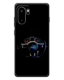 Чохол для OnePlus Ace 6 з картинкою «Салон Audi — кермо»