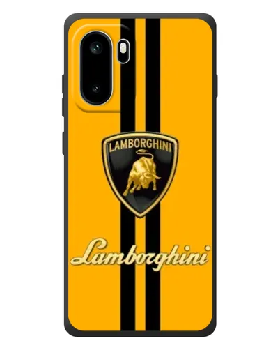 Чехол для OnePlus Ace 6 с картинкой «Lamborghini Stripe желтый»