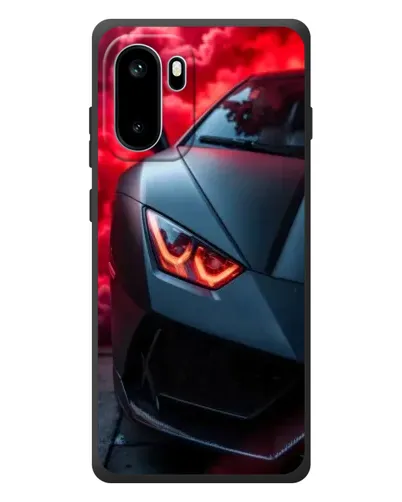 Чехол для OnePlus Ace 6 с картинкой «Lamborghini красное сияние»