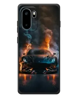 Чехол для OnePlus Ace 6 с картинкой «Lamborghini дымная эстетика»