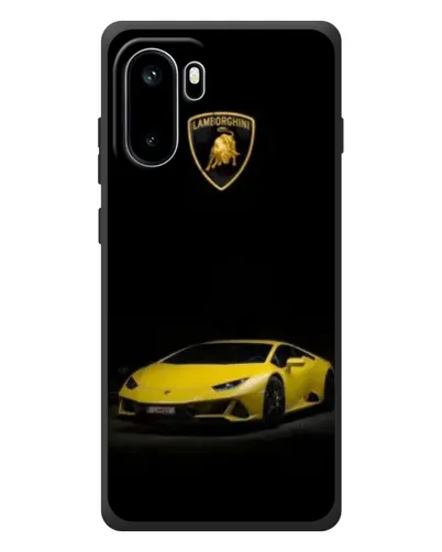 Чехол для OnePlus Ace 6 с картинкой «Lamborghini желтый акцент»