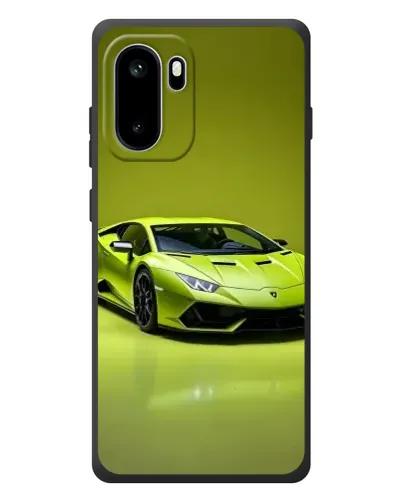 Чехол для OnePlus Ace 6 с картинкой «Салатовый Lamborghini Huracan»