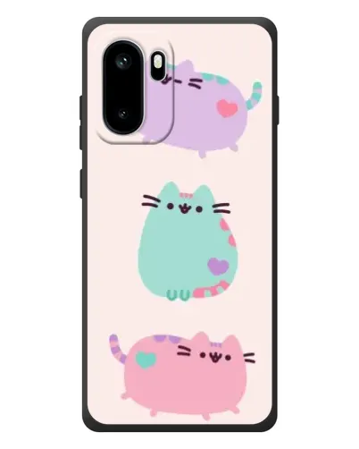 Чохол для OnePlus Ace 6 з картинкою «Pusheen тріо»