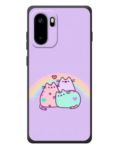 Чохол для OnePlus Ace 6 з картинкою «Веселкові Пушини»