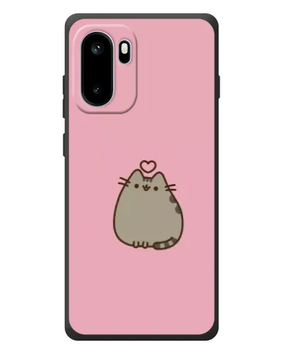 Чохол для OnePlus Ace 6 з картинкою «Pusheen серце»