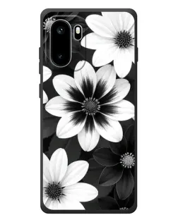 Чехол для OnePlus Ace 6 с картинкой «Монохромные астры» Чехол для OnePlus Ace 6 с картинкой «Монохромные астры»