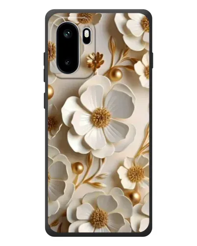 Чехол для OnePlus Ace 6 с картинкой «Белие бумажние цвети» Чехол для OnePlus Ace 6 с картинкой «Белие бумажние цвети»