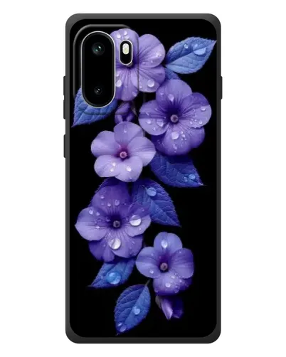 Чехол для OnePlus Ace 6 с картинкой «Фиолетовые цветы с росою» Чехол для OnePlus Ace 6 с картинкой «Фиолетовые цветы с росою»