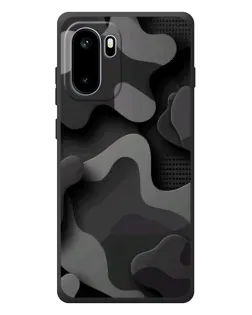 Чохол для OnePlus Ace 6 з картинкою «Темний абстрактний камуфляж»