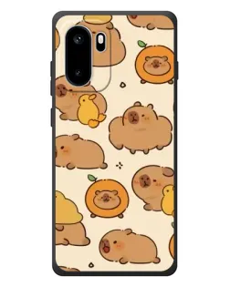 Чохол для OnePlus Ace 6 з картинкою «Капібари з апельсинами»