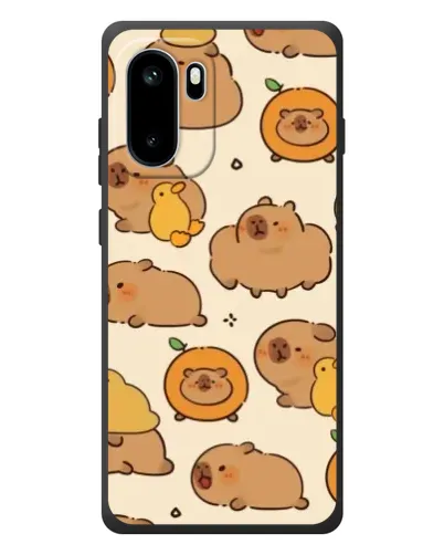 Чохол для OnePlus Ace 6 з картинкою «Капібари з апельсинами»