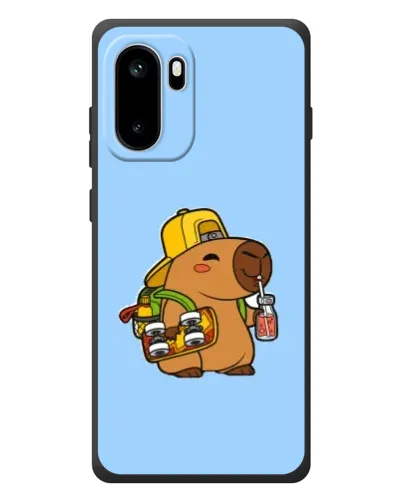 Чохол для OnePlus Ace 6 з картинкою «Капібара на скейті»