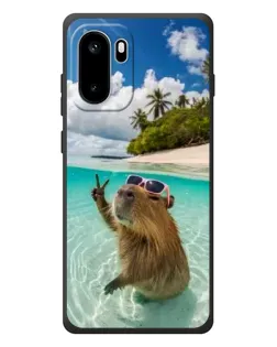 Чохол для OnePlus Ace 6 з картинкою «Капібара на морі»