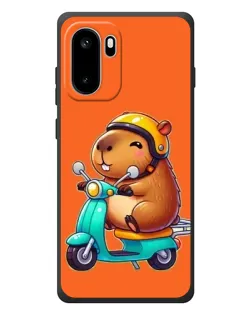 Чохол для OnePlus Ace 6 з картинкою «Капібара на скутері»