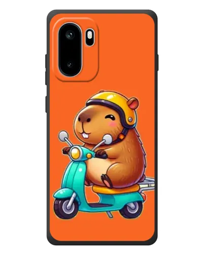 Чохол для OnePlus Ace 6 з картинкою «Капібара на скутері»