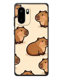 Чохол для OnePlus Ace 6 з картинкою «Паттерн милих капібар»