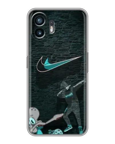 Чехол для OnePlus Ace 6T с картинкой «Спортивный арт Nike»