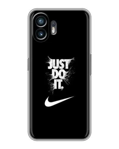 Чехол для OnePlus Ace 6T с картинкой «Текстовый принт Nike»