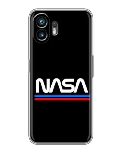 Чехол для OnePlus Ace 6T с картинкой «NASA — классика Red Blue»