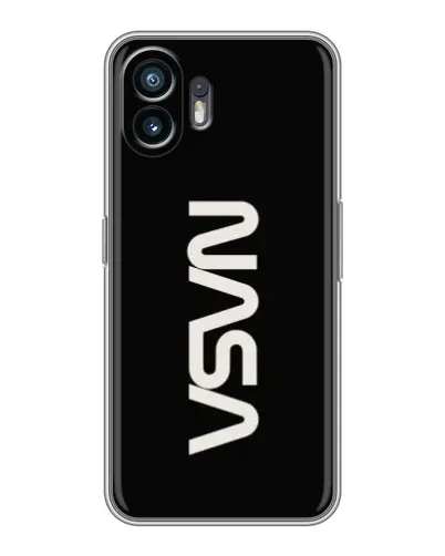 Чехол для OnePlus Ace 6T с картинкой «NASA — вертикальный логотип»