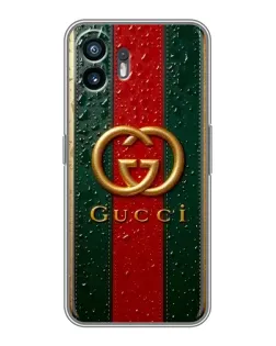 Чехол для OnePlus Ace 6T с картинкой «Gucci — фирменная полоса и золото» Чехол для OnePlus Ace 6T с картинкой «Gucci — фирменная полоса и золото»
