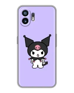Чехол для OnePlus Ace 6T с картинкой «Kuromi — нежный фиолетовый»