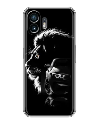 Чехол для OnePlus Ace 6T с картинкой «BMW и лев» Чехол для OnePlus Ace 6T с картинкой «BMW и лев»