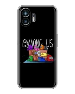 Чехол для OnePlus Ace 6T с картинкой «Логотип Among Us»