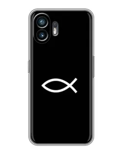 Чехол для OnePlus Ace 6T с картинкой «Символ рыбы Jesus»