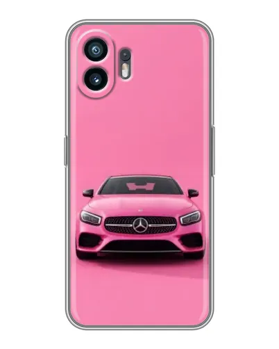 Чехол для OnePlus Ace 6T с картинкой «Розовый Mercedes AMG» Чехол для OnePlus Ace 6T с картинкой «Розовый Mercedes AMG»