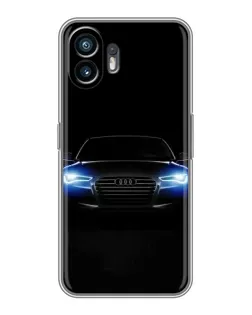 Чехол для OnePlus Ace 6T с картинкой «Audi в неоне»