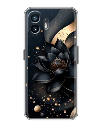 Чехол для OnePlus Ace 6T с картинкой «Черный лотос»