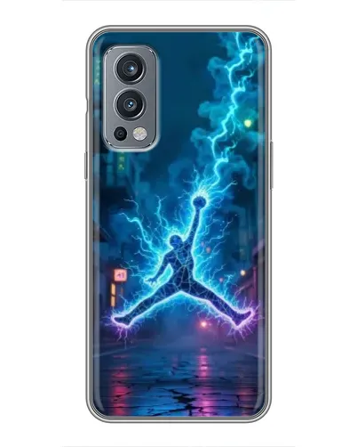 Чехол для OnePlus Nord 2 с картинкой «Jordan Gold Jumpman»