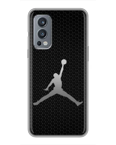 Чехол для OnePlus Nord 2 с картинкой «Jordan Dark Carbon»