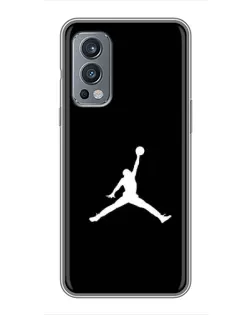 Чохол для OnePlus Nord 2 з картинкою «Jordan Silhouette»