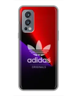 Чехол для OnePlus Nord 2 с картинкой «Adidas Red Neon» Чехол для OnePlus Nord 2 с картинкой «Adidas Red Neon»