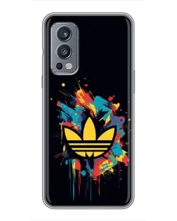 Чехол для OnePlus Nord 2 с картинкой «Adidas Splash»