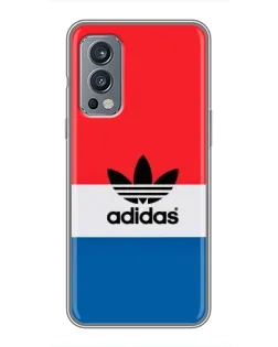 Чехол для OnePlus Nord 2 с картинкой «Ретро блоки Adidas»