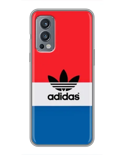Чехол для OnePlus Nord 2 с картинкой «Ретро блоки Adidas» Чехол для OnePlus Nord 2 с картинкой «Ретро блоки Adidas»