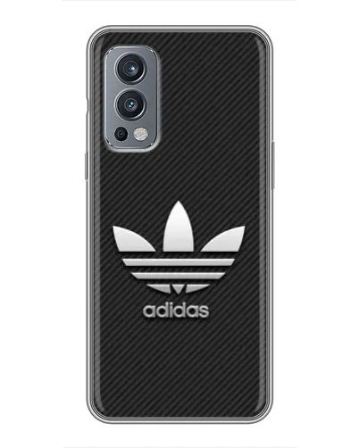 Чехол для OnePlus Nord 2 с картинкой «Adidas Карбоновая текстура» Чехол для OnePlus Nord 2 с картинкой «Adidas Карбоновая текстура»