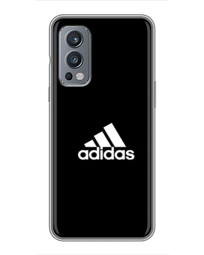 Чехол для OnePlus Nord 2 с картинкой «Черная классика Adidas» Чехол для OnePlus Nord 2 с картинкой «Черная классика Adidas»