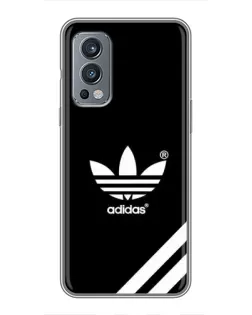Чехол для OnePlus Nord 2 с картинкой «Adidas с диагональными полосами»