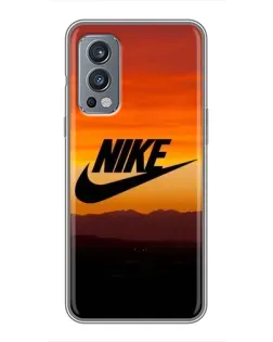 Чехол для OnePlus Nord 2 с картинкой «Nike — вечерний горизонт»