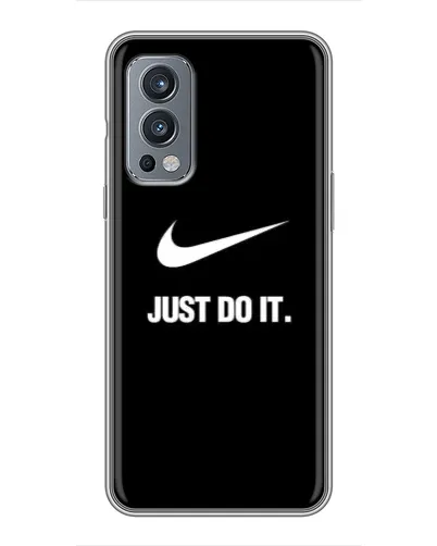 Чехол для OnePlus Nord 2 с картинкой «Классический принт Nike»