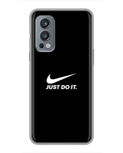 Чехол для OnePlus Nord 2 с картинкой «Минимализм от Nike»