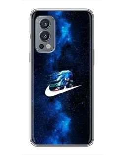 Чехол для OnePlus Nord 2 с картинкой «Звездный путь Nike»