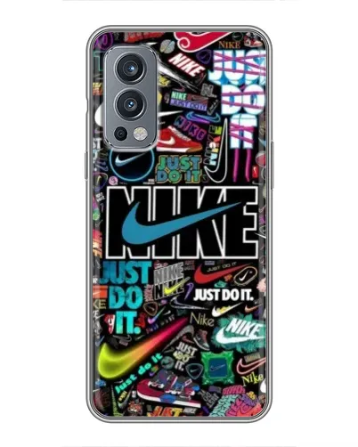 Чехол для OnePlus Nord 2 с картинкой «Яркий коллаж Nike» Чехол для OnePlus Nord 2 с картинкой «Яркий коллаж Nike»