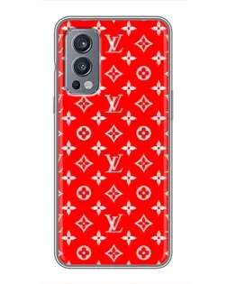 Чехол для OnePlus Nord 2 с картинкой «Яркий паттерн LV»